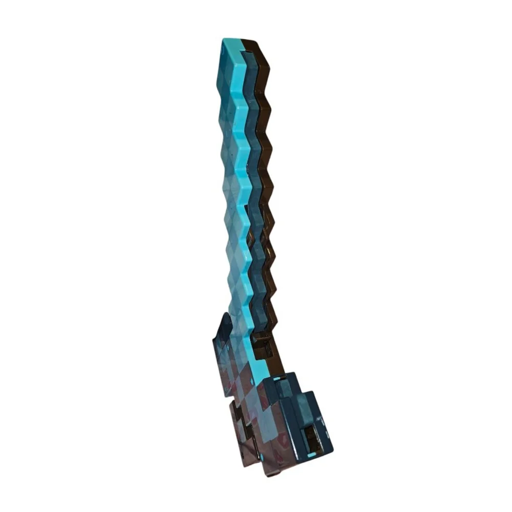 Mattel Minecraft Transforming Diamond Toy Sword Action Figure Toy Role Play - Picture 4 of 7